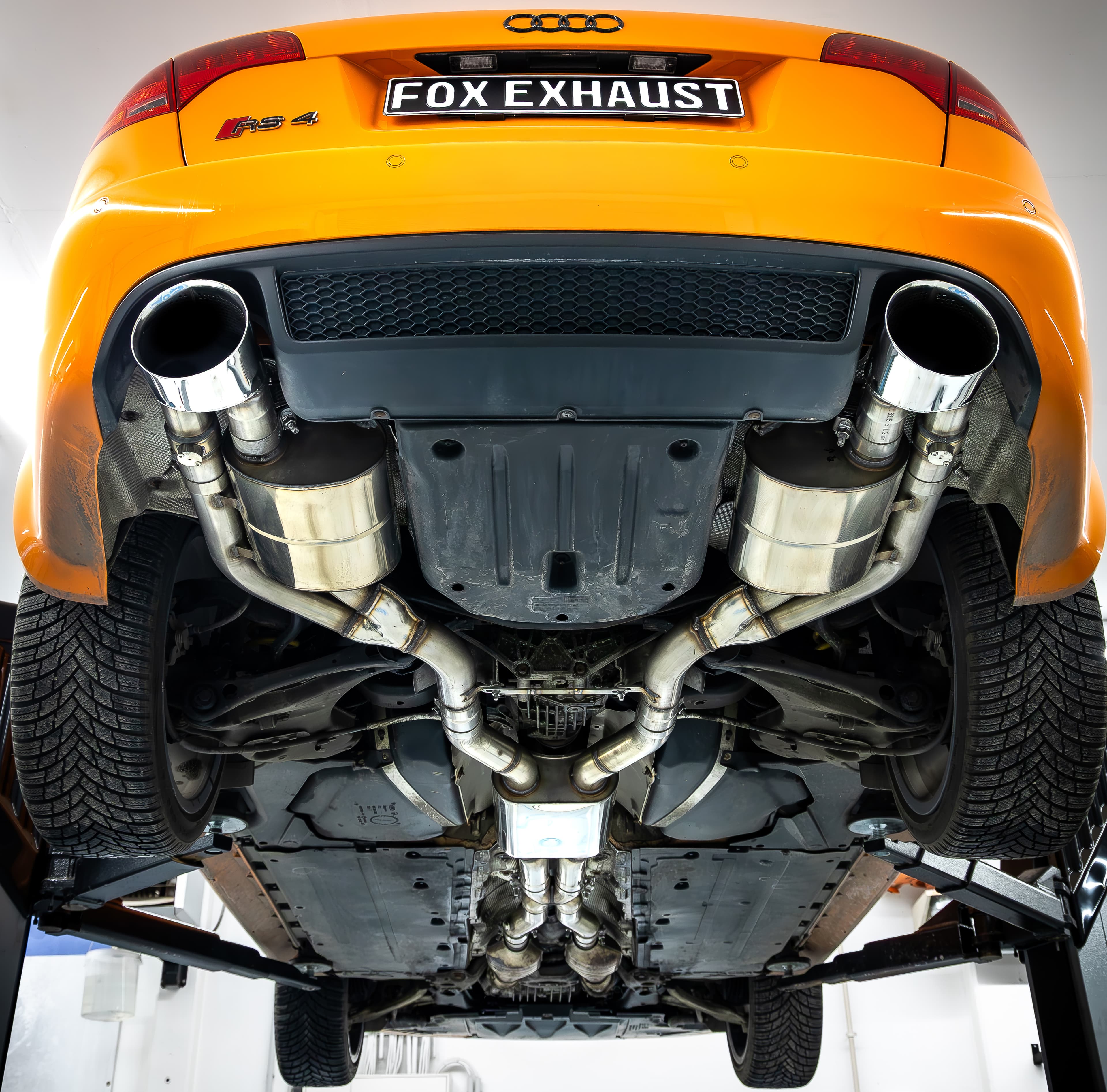 AUDI RS4 - FOX Ø 70MM DUPLEX SPORTAUSPUFF ANLAGE – Fox