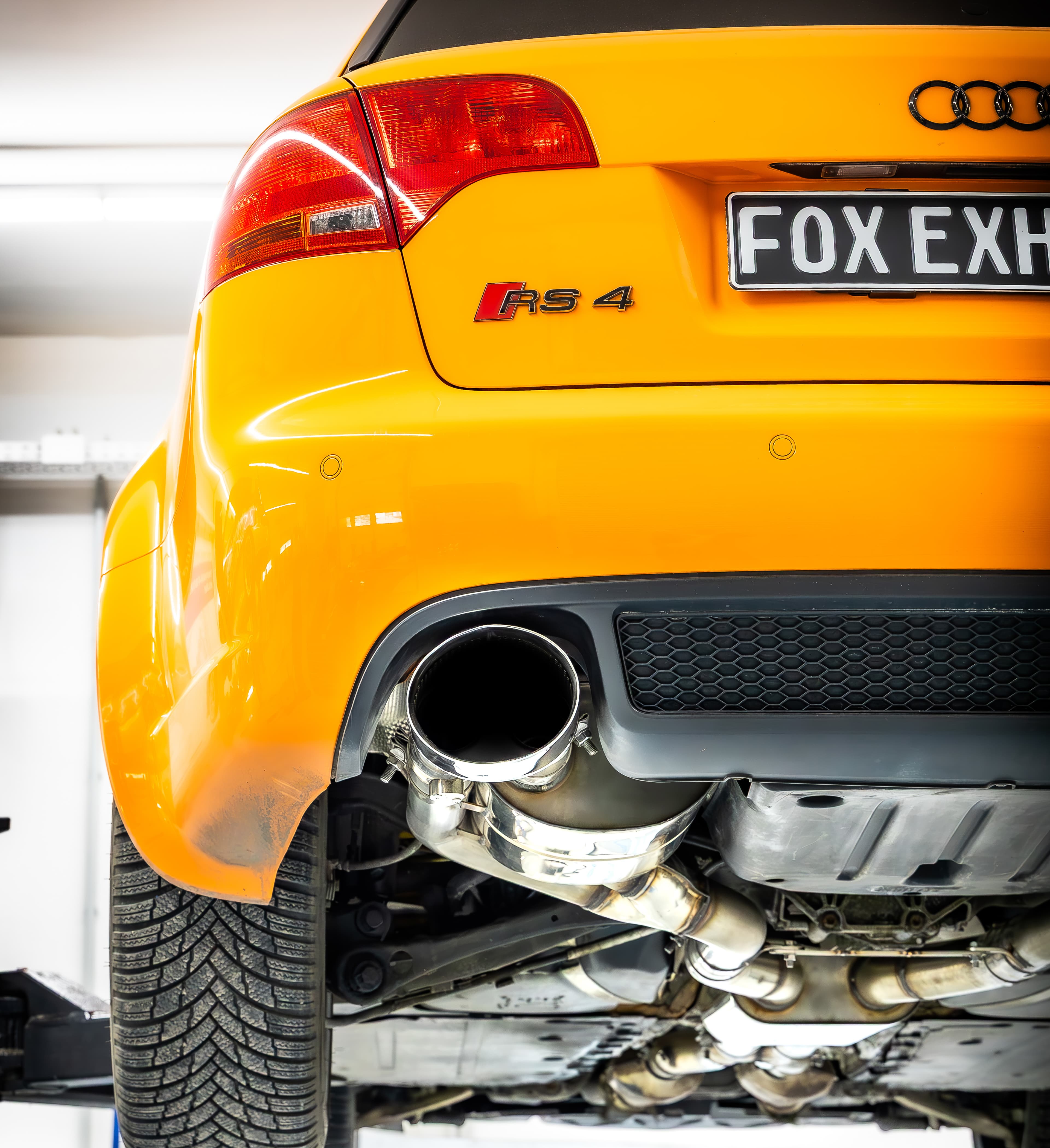 AUDI RS4 - FOX Ø 70MM DUPLEX SPORTAUSPUFF ANLAGE – Bild 2