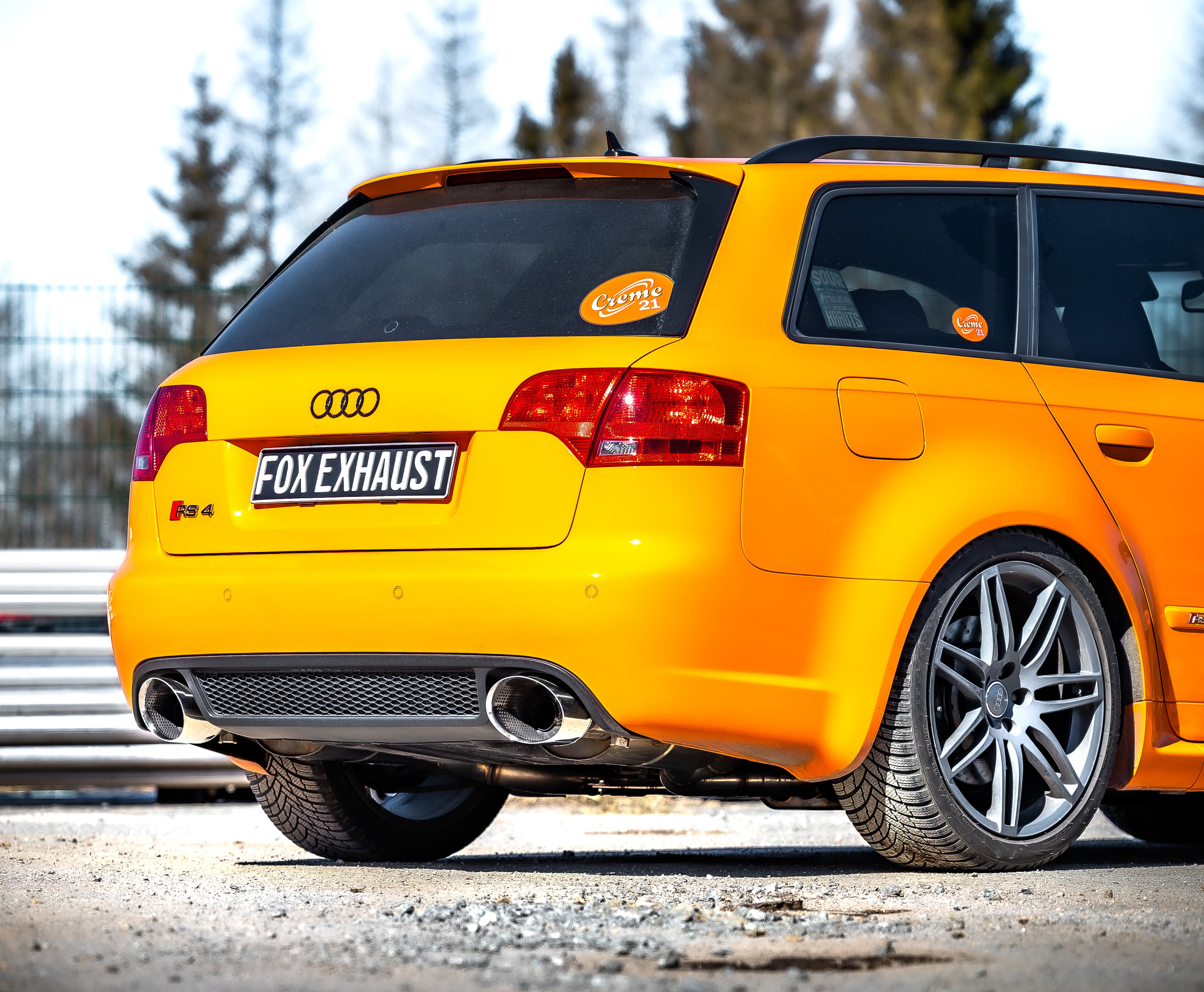 AUDI RS4 - FOX Ø 70MM DUPLEX SPORTAUSPUFF ANLAGE – Bild 4