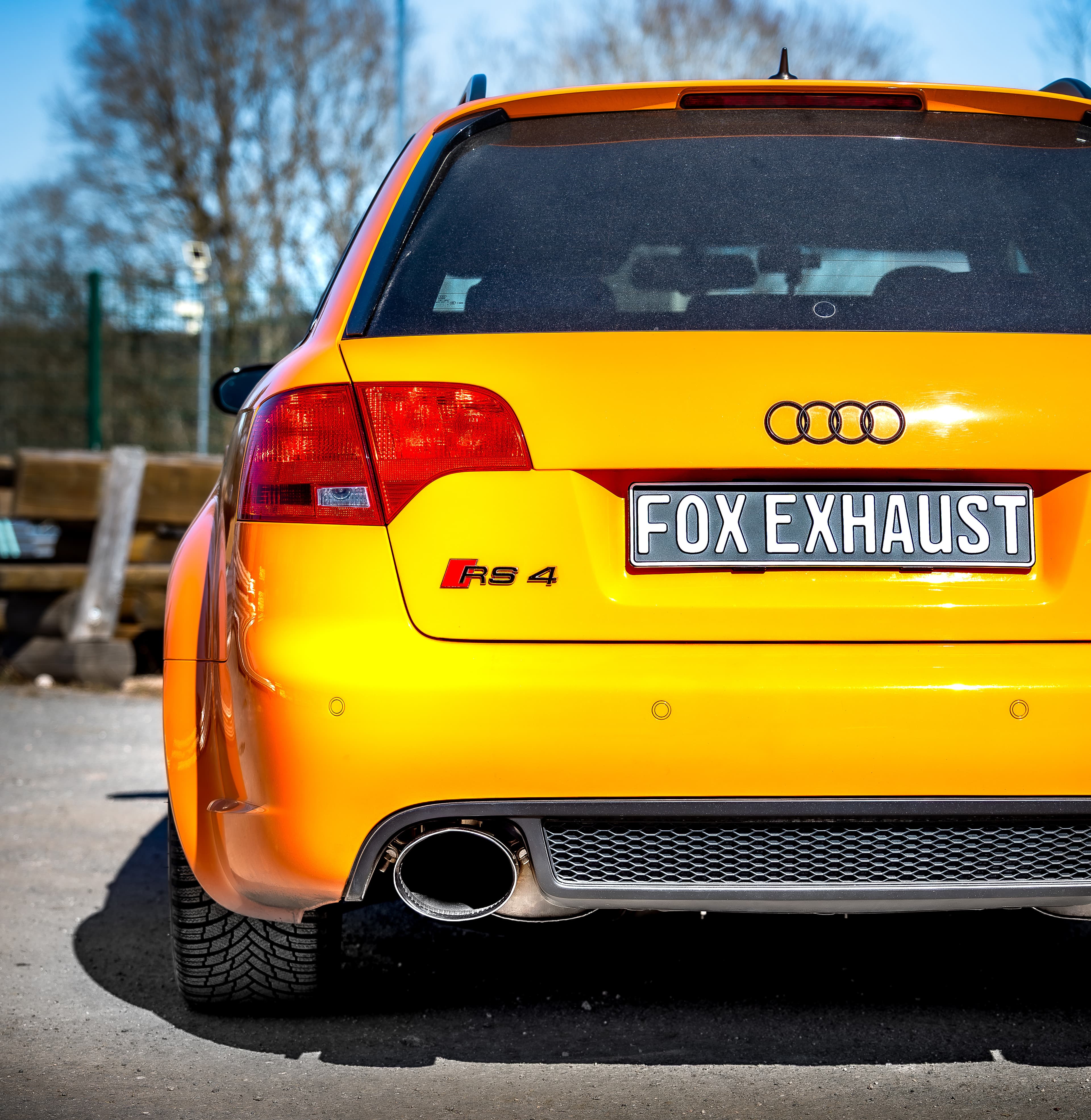 AUDI RS4 - FOX Ø 70MM DUPLEX SPORTAUSPUFF ANLAGE – Bild 5