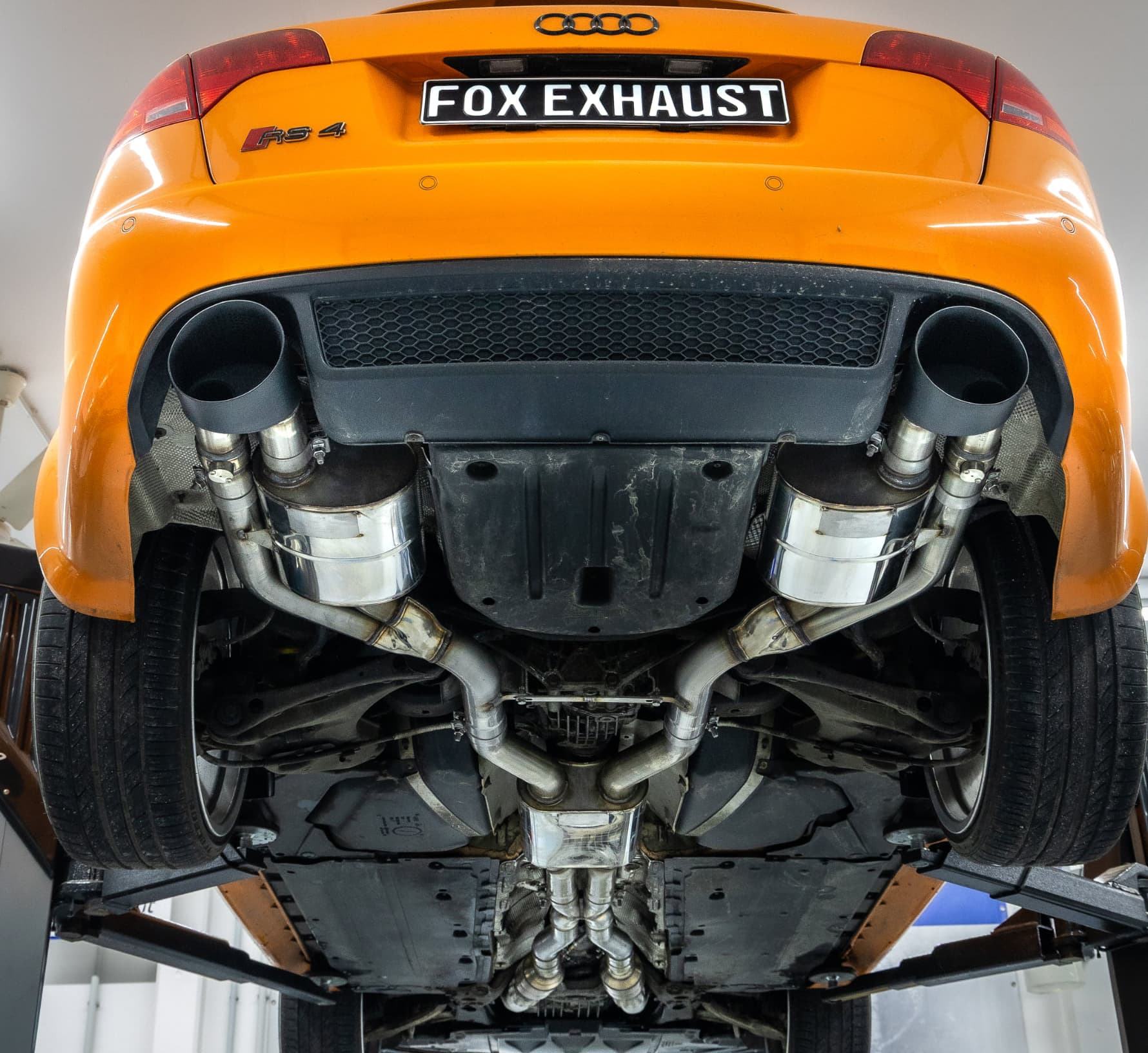 AUDI RS4 - FOX Ø 70MM DUPLEX SPORTAUSPUFF ANLAGE – Fox