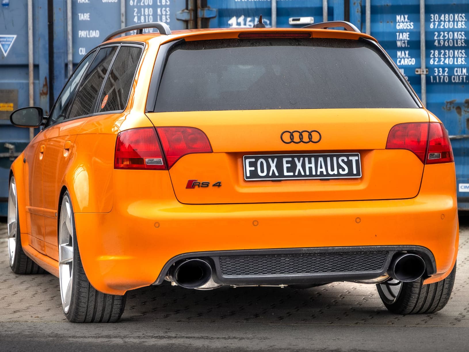 AUDI RS4 - FOX Ø 70MM DUPLEX SPORTAUSPUFF ANLAGE – Bild 2