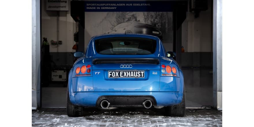 AUDI TT QUATTRO - FOX Ø 70MM DUPLEX SPORTAUSPUFF ANLAGE – Bild 4