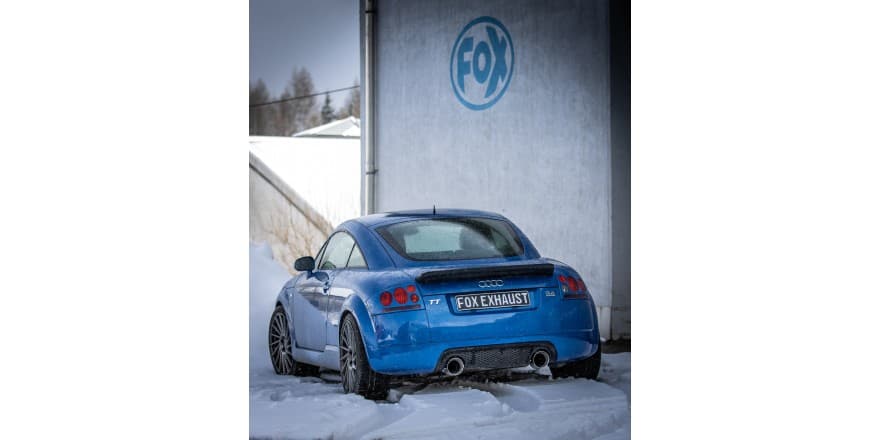 AUDI TT QUATTRO - FOX Ø 70MM DUPLEX SPORTAUSPUFF ANLAGE – Bild 5