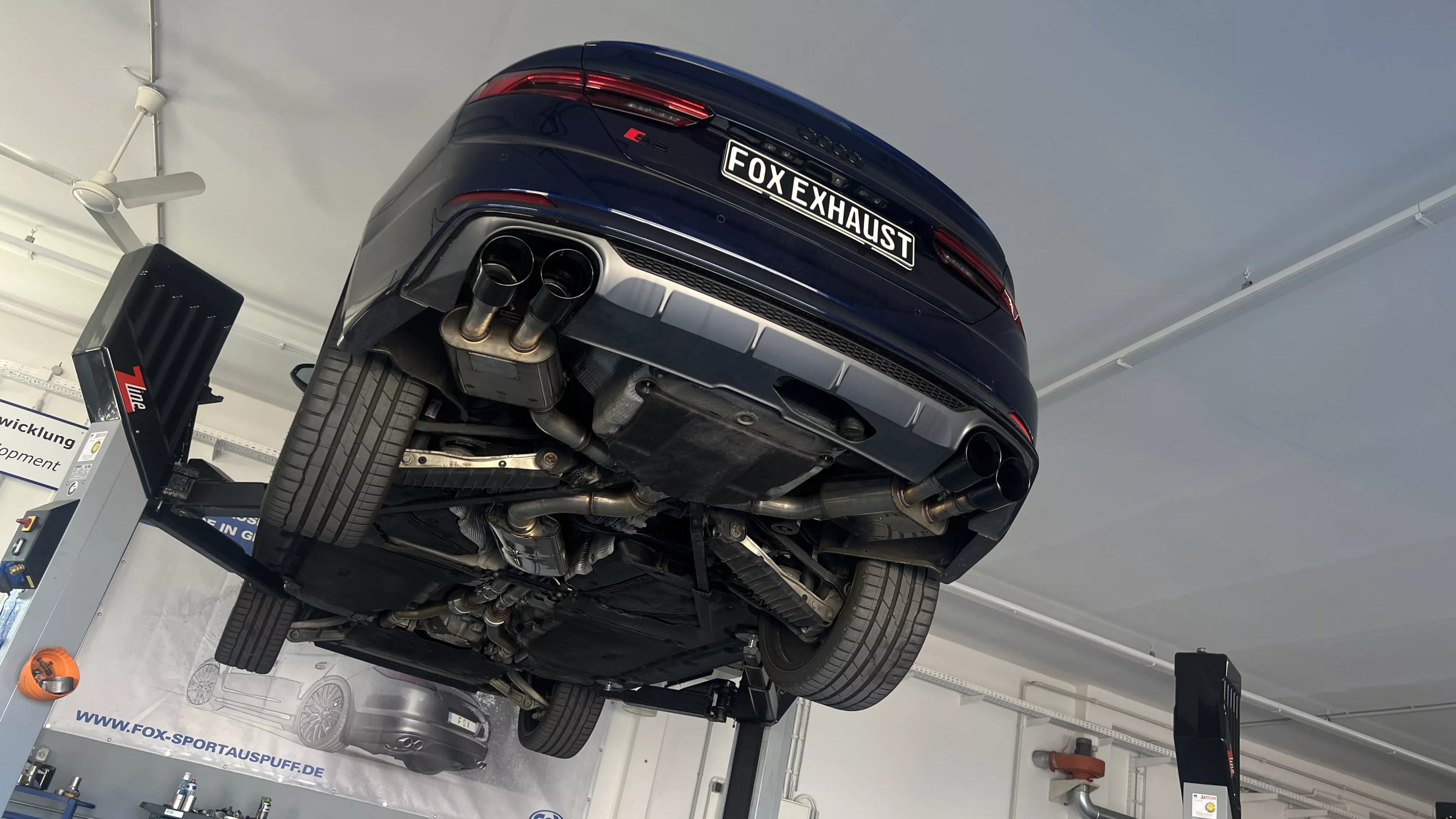 AUDI S5 COUPE - FOX DUPLEX SPORTAUSPUFF ANLAGE AB KAT