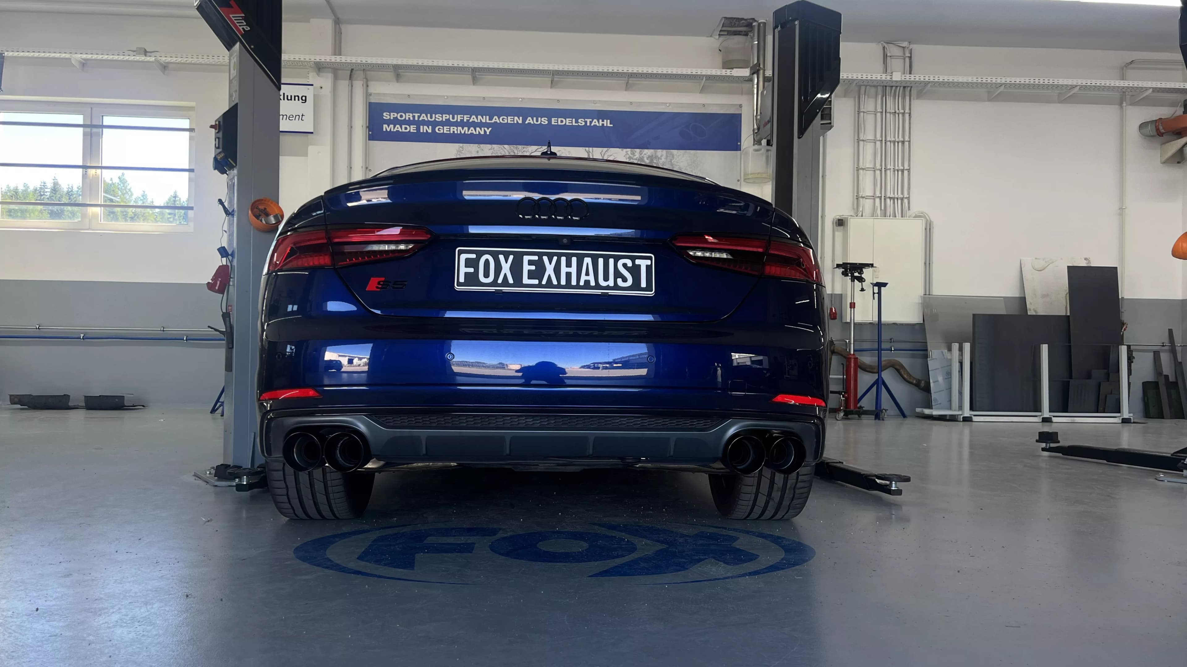 AUDI S5 COUPE - FOX DUPLEX SPORTAUSPUFF ANLAGE AB KAT – Bild 2