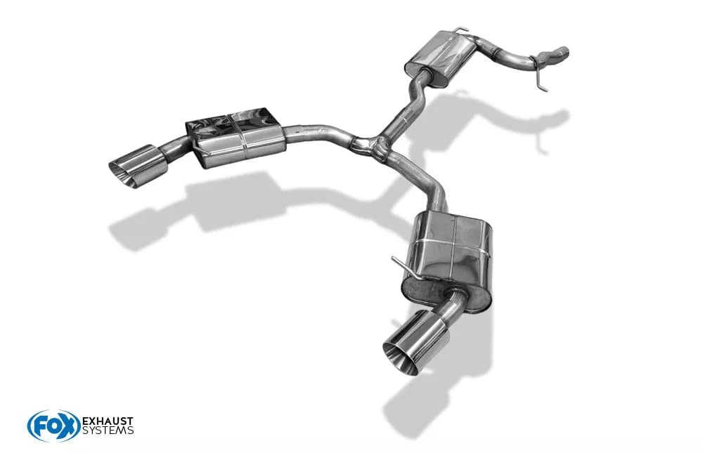 AUDI A4 - FOX DUPLEX SPORTAUSPUFF ANLAGE AB KAT – Bild 2