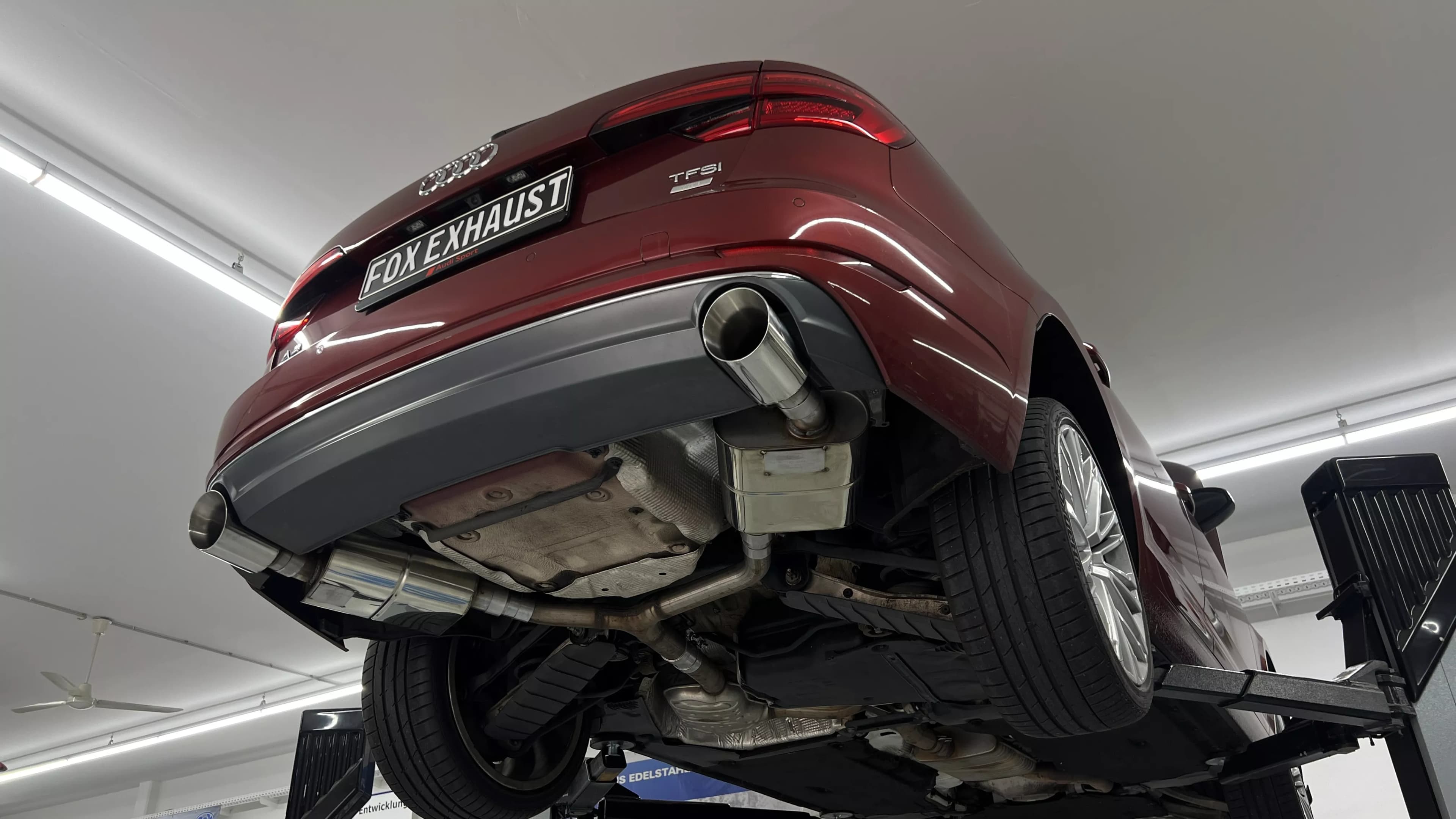 AUDI A4 - FOX DUPLEX SPORTAUSPUFF ANLAGE AB KAT – Bild 5