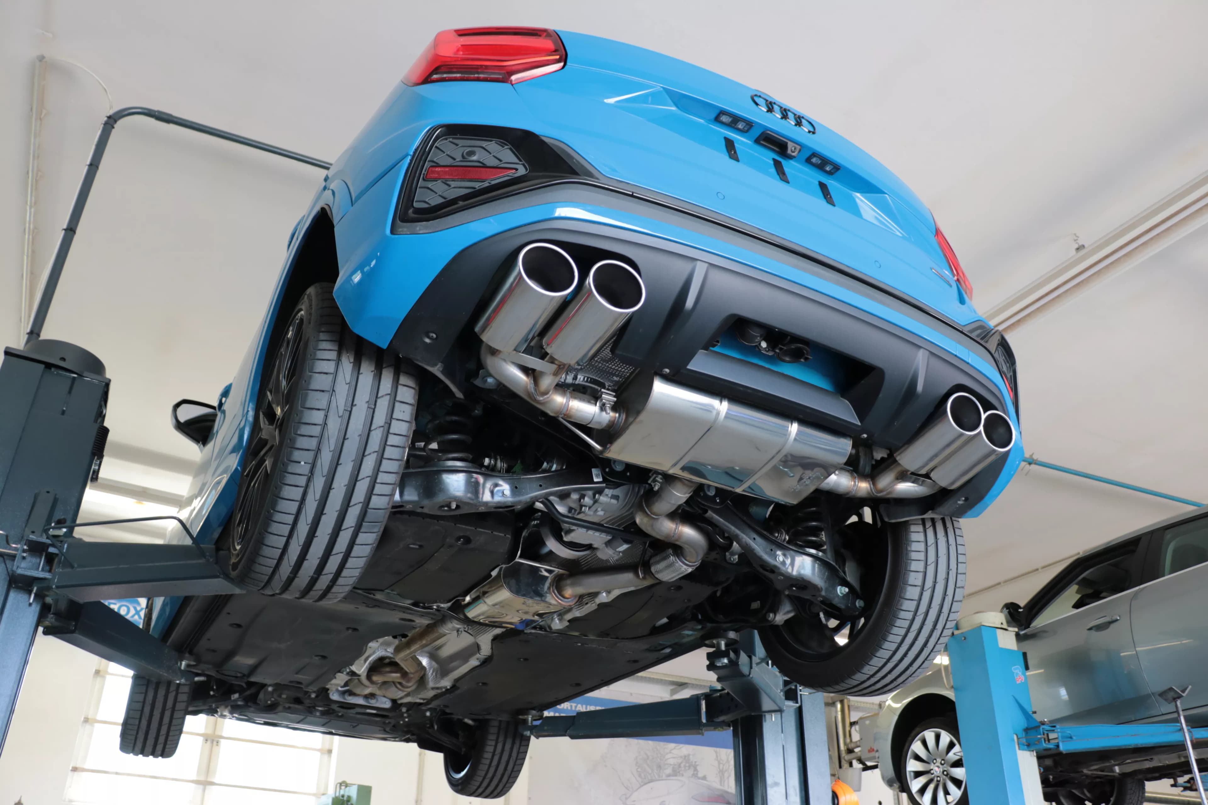 AUDI Q2 - FOX DUPLEX SPORTAUSPUFF ANLAGE AB OPF Ø 70MM