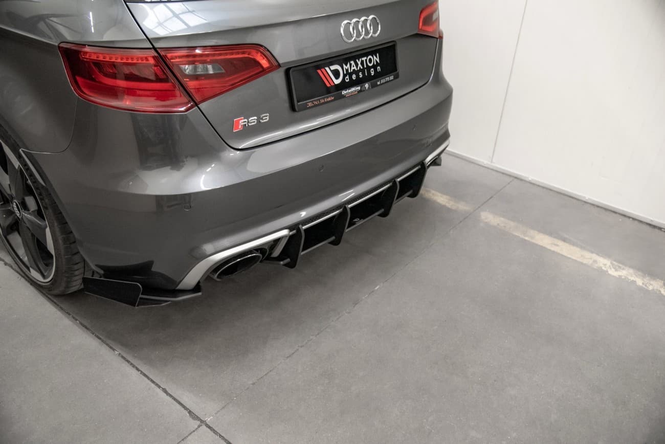 AUDI RS3 - MAXTON DESIGN RACING HECK DIFFUSOR ANSATZ ADD-ON – Bild 3