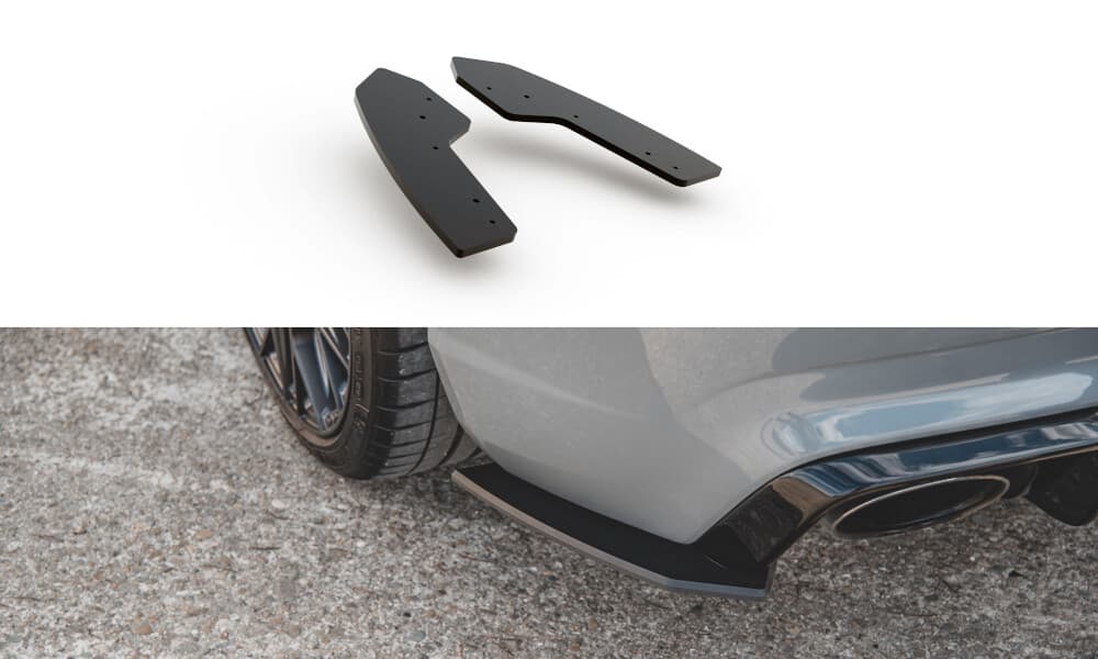 AUDI RS3 - MAXTON DESIGN CNC HECK SEITEN FLAPS SIDE SPLITTERS