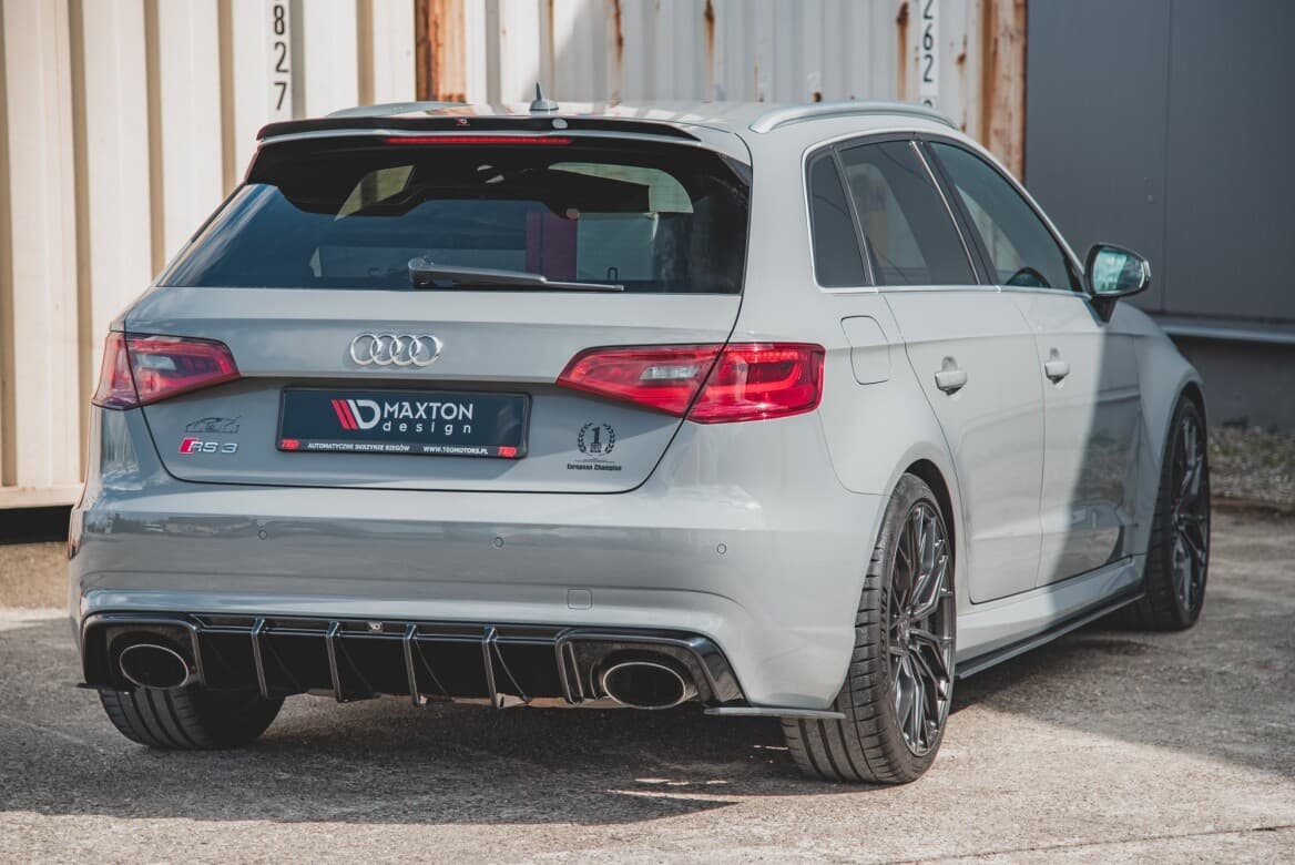 AUDI RS3 - MAXTON DESIGN CNC HECK SEITEN FLAPS SIDE SPLITTERS – Bild 4