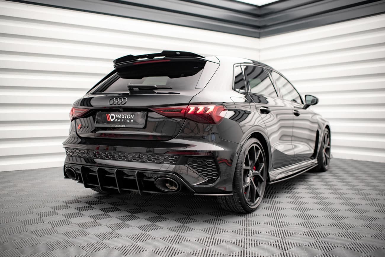 AUDI RS3 - MAXTON DESIGN STREET PRO HECKSCHÜRZEN ANSATZ DIFFUSOR – Bild 3