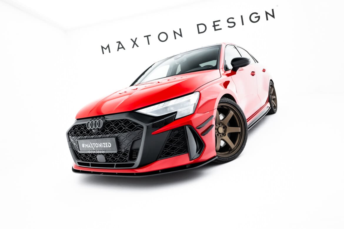 AUDI RS3 2024+ - MAXTON DESIGN STREET PRO FRONTSPOILER | FRONTLIPPE – Maxton Design
