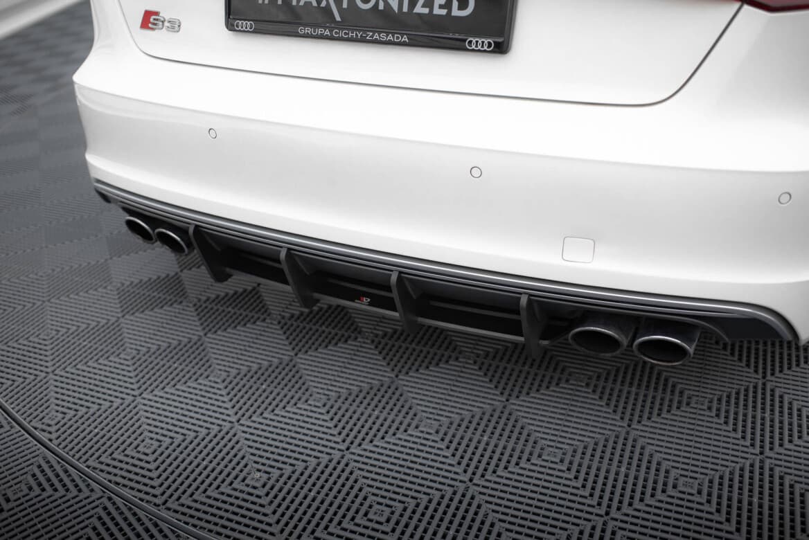AUDI S3 SPORTBACK - MAXTON DESIGN STREET PRO HECK DIFFUSOR ANSATZ – Bild 2