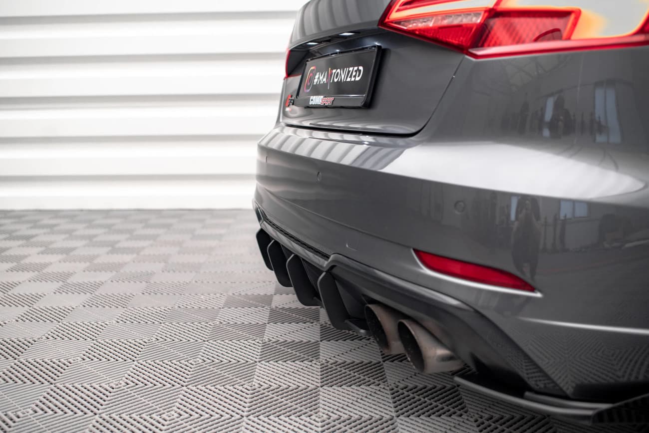 AUDI S3 SPORTBACK - MAXTON DESIGN STREET PRO HECK DIFFUSOR ANSATZ – Bild 2
