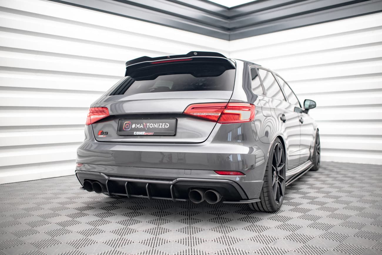 AUDI S3 SPORTBACK - MAXTON DESIGN STREET PRO HECK DIFFUSOR ANSATZ – Bild 3