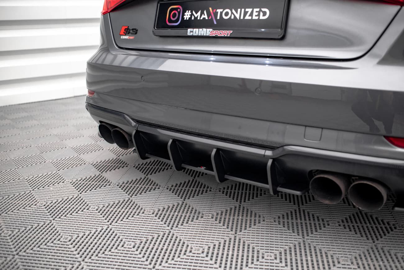 AUDI S3 SPORTBACK - MAXTON DESIGN STREET PRO HECK DIFFUSOR ANSATZ – Bild 4