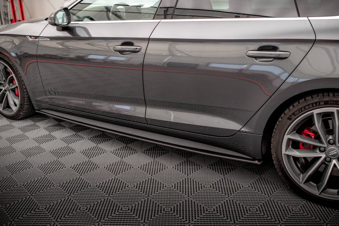 AUDI A5 SPORTBACK - MAXTON DESIGN STREET PRO SEITENSCHWELLER ANSATZ CUP LEISTEN – Bild 3