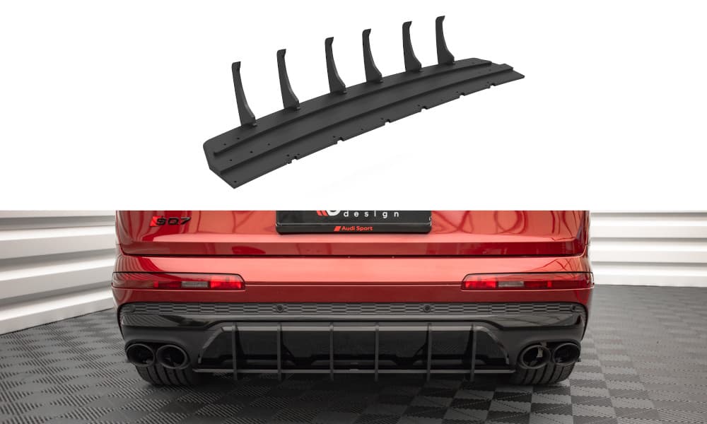 AUDI Q7 4M - MAXTON DESIGN STREET PRO HECKSCHÜRZEN ANSATZ DIFFUSOR