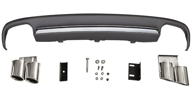 AUDI A4 FACELIFT - DIFFUSOR DUPLEX S4 OPTIK