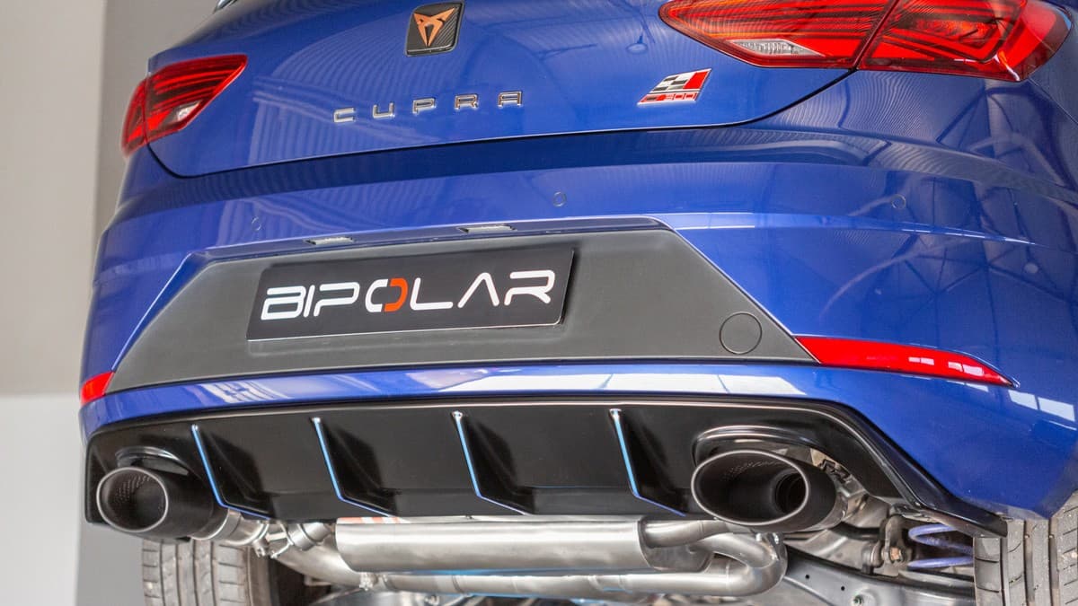 SEAT LEON CUPRA 290 - GRAIL DUPLEX SPORTAUSPUFF ANLAGE AB OPF Ø 89MM – Bild 4