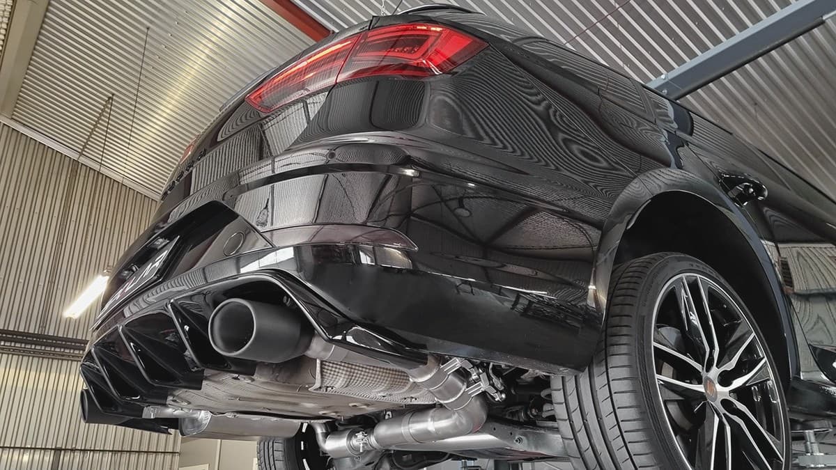 SEAT LEON ST CUPRA 280 - GRAIL DUPLEX SPORTAUSPUFF ANLAGE AB KAT Ø 76MM – Bild 4