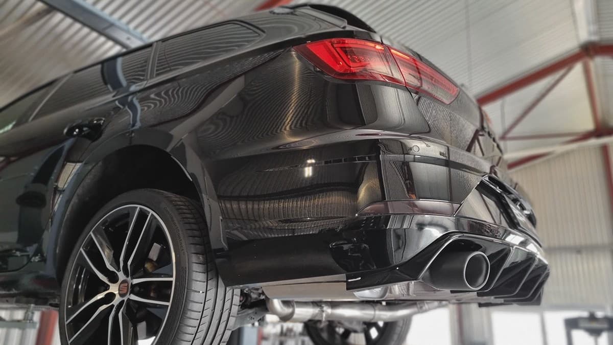 SEAT LEON ST CUPRA 280 - GRAIL DUPLEX SPORTAUSPUFF ANLAGE AB KAT Ø 76MM – Bild 5