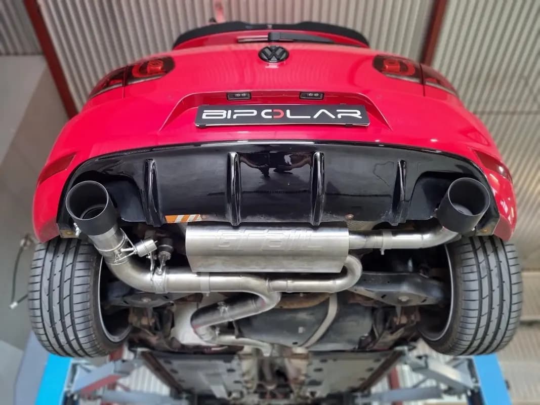 VW GOLF 6 GTI - GRAIL DUPLEX SPORTAUSPUFF ANLAGE AB KAT Ø 89MM