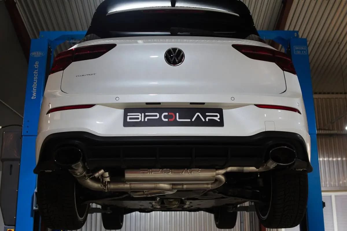 VW GOLF 8 GTI CLUBSPORT - GRAIL DUPLEX SPORTAUSPUFF ANLAGE AB OPF Ø 89MM