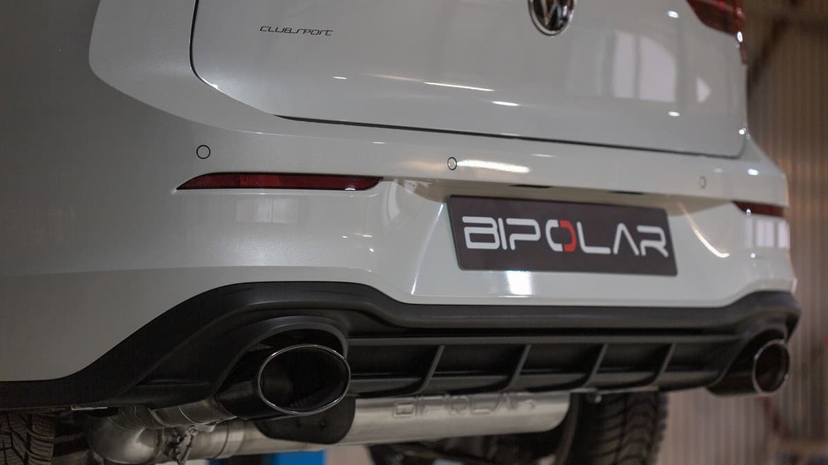 VW GOLF 8 GTI CLUBSPORT - GRAIL DUPLEX SPORTAUSPUFF ANLAGE AB OPF Ø 89MM – Bild 4