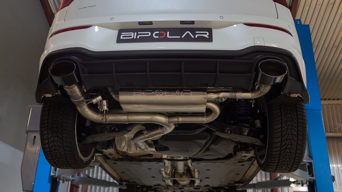 VW GOLF 8 GTI CLUBSPORT - GRAIL DUPLEX SPORTAUSPUFF ANLAGE AB OPF Ø 89MM – Bild 5