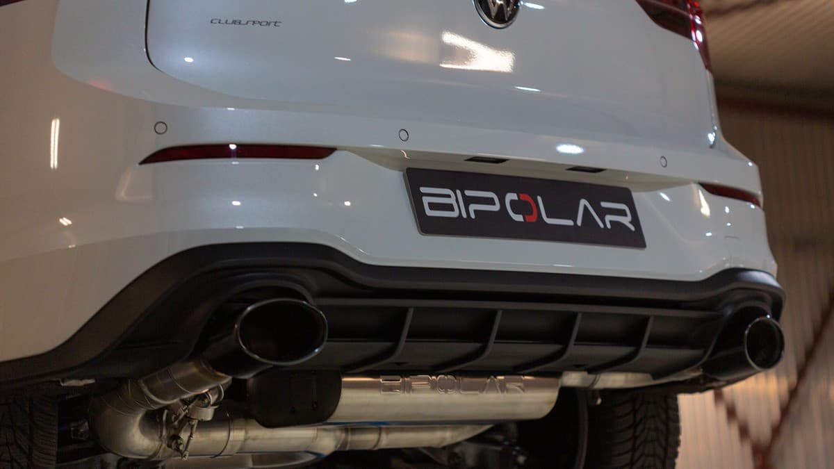 VW GOLF 8 GTI CLUBSPORT - GRAIL DUPLEX SPORTAUSPUFF ANLAGE AB OPF Ø 89MM – Bild 3