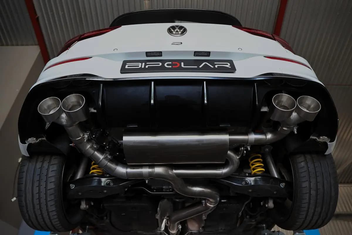 VW GOLF 8.5 R - GRAIL DUPLEX SPORTAUSPUFF ANLAGE AB OPF Ø 89MM