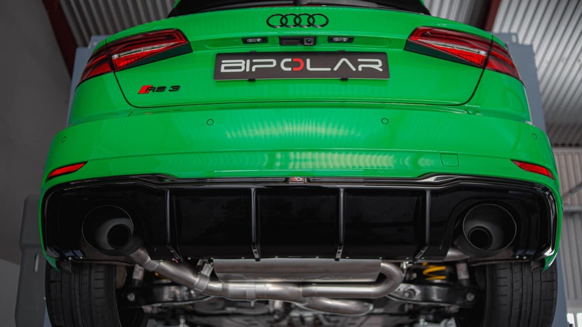 AUDI RS3 SPORTBACK - GRAIL DUPLEX SPORTAUSPUFF ANLAGE AB KAT Ø 89MM – Bild 2