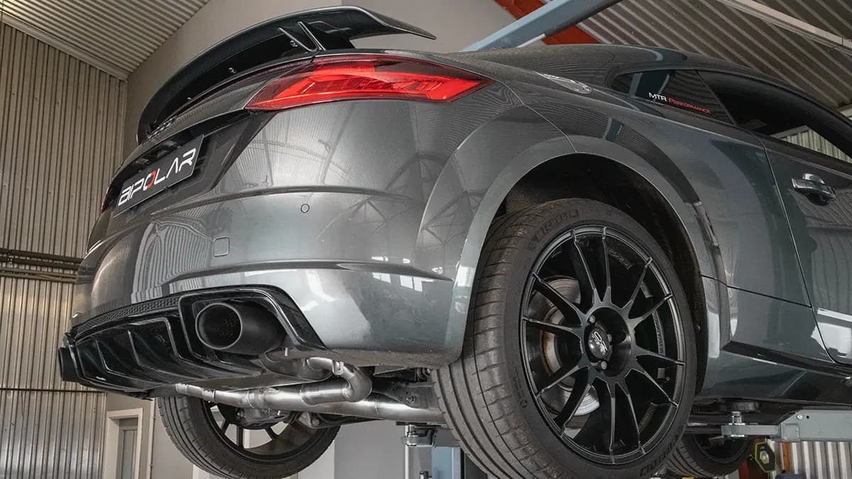 AUDI TTRS - GRAIL DUPLEX SPORTAUSPUFF ANLAGE AB KAT Ø 89MM – Bild 2