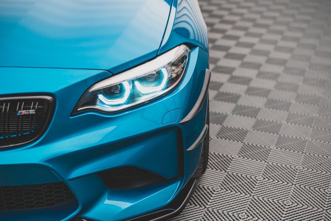 BMW M2 - MAXTON DESIGN FRONT STOSSSTANGE CANARDS WINGS FLÜGEL BM-2-87-M-CAN1 – Bild 2