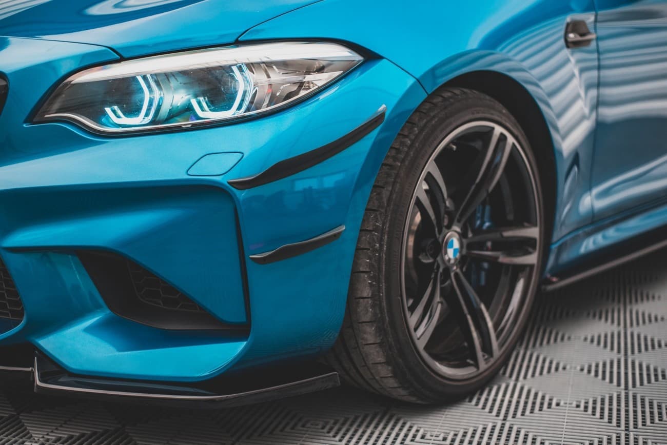 BMW M2 - MAXTON DESIGN FRONT STOSSSTANGE CANARDS WINGS FLÜGEL BM-2-87-M-CAN1 – Bild 4