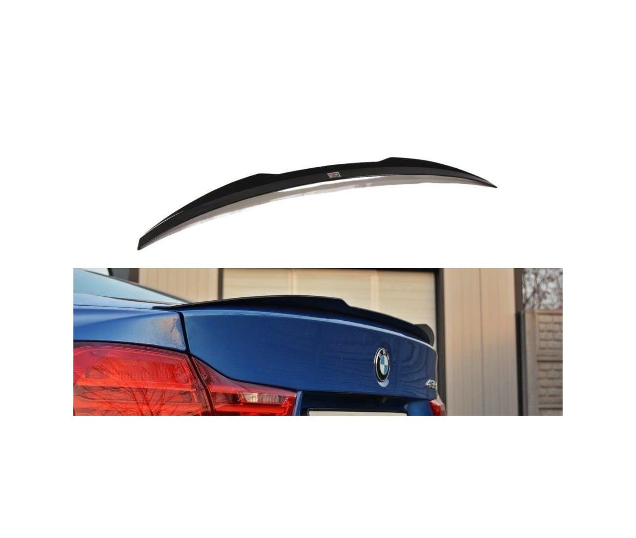 BMW F32 COUPE - MAXTON DESIGN KOFFERRAUM HECK SPOILER LIPPE