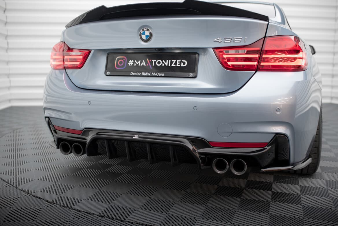 BMW F33 CABRIO - MAXTON DESIGN HECK DIFFUSOR ANSATZ OO--OO V.1 – Bild 2