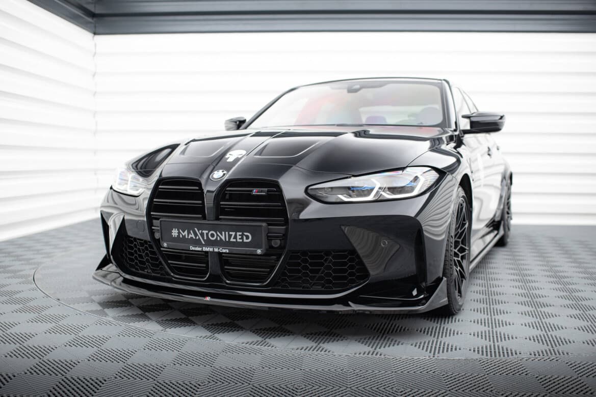 BMW M4 - MAXTON DESIGN FRONTSPOILER | FRONTLIPPE CSL OPTIK V.4 (DTC) – Bild 3