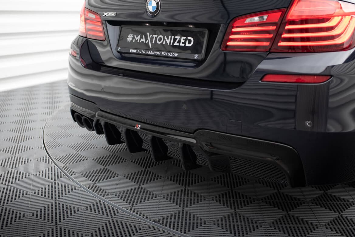 BMW F11 TOURING - MAXTON DESIGN HECK DIFFUSOR ANSATZ OO-- V.2 – Bild 3