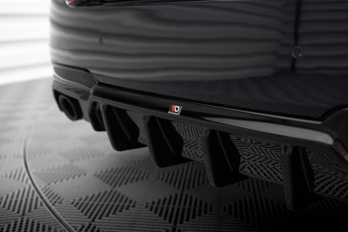 BMW F11 TOURING - MAXTON DESIGN HECK DIFFUSOR ANSATZ O--O V.2 – Bild 3