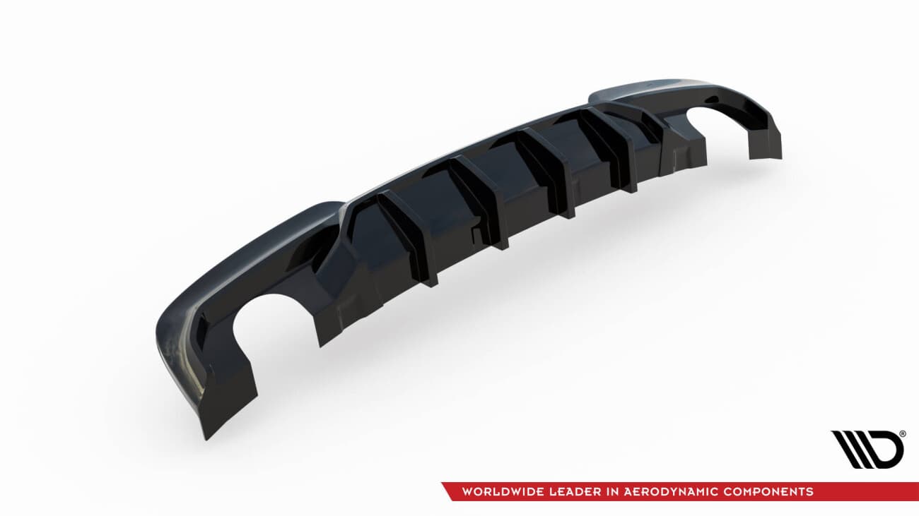 BMW F11 TOURING - MAXTON DESIGN HECK DIFFUSOR ANSATZ O--O V.2 – Bild 4