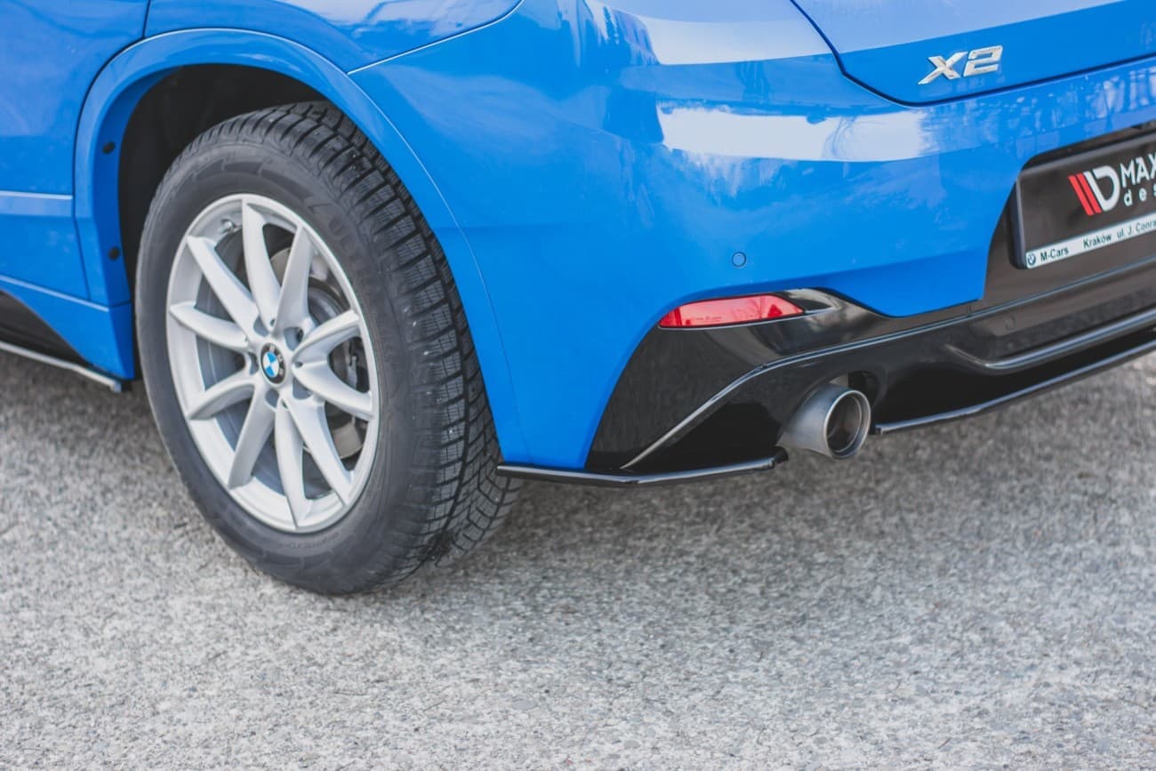 BMW X2 - MAXTON DESIGN HECK ANSATZ FLAPS DIFFUSOR – Bild 2
