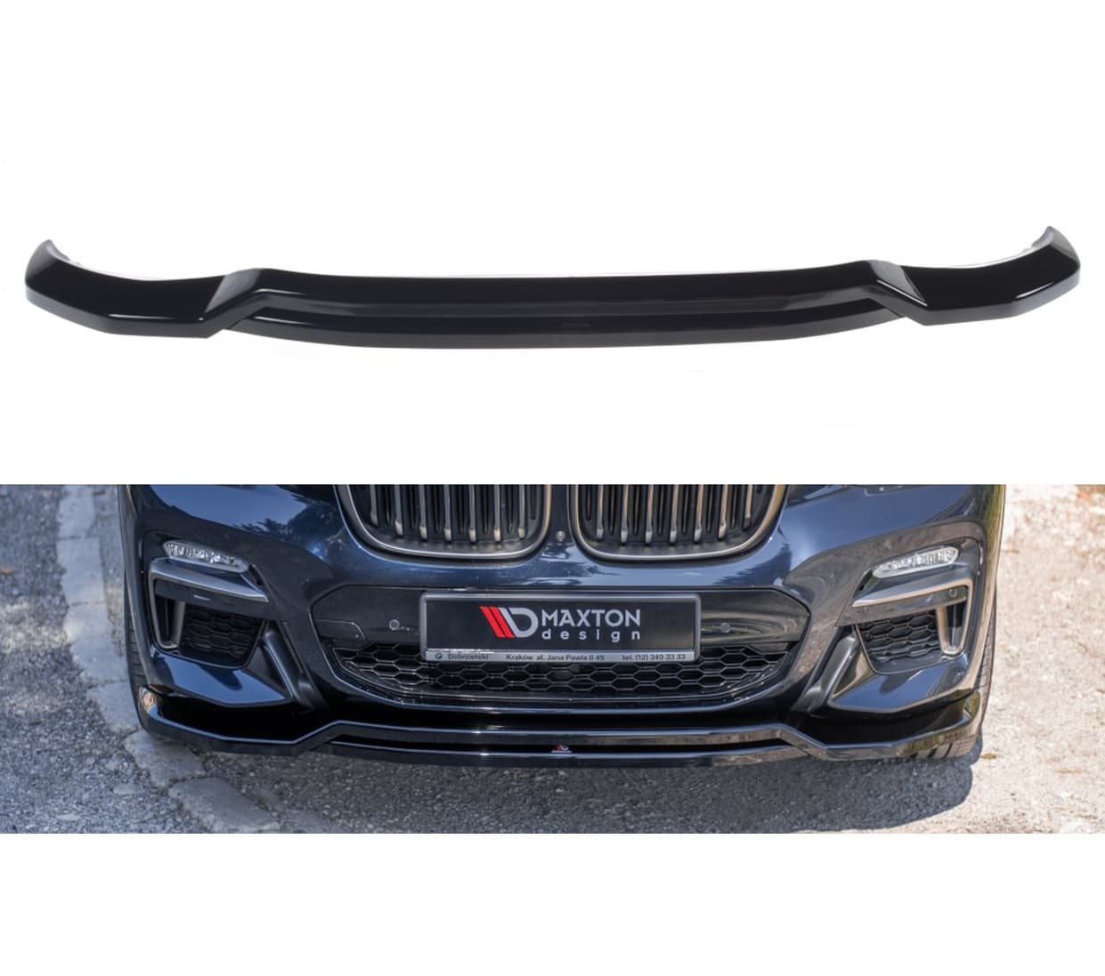 BMW X4 - MAXTON DESIGN FRONTSPOILER LIPPE