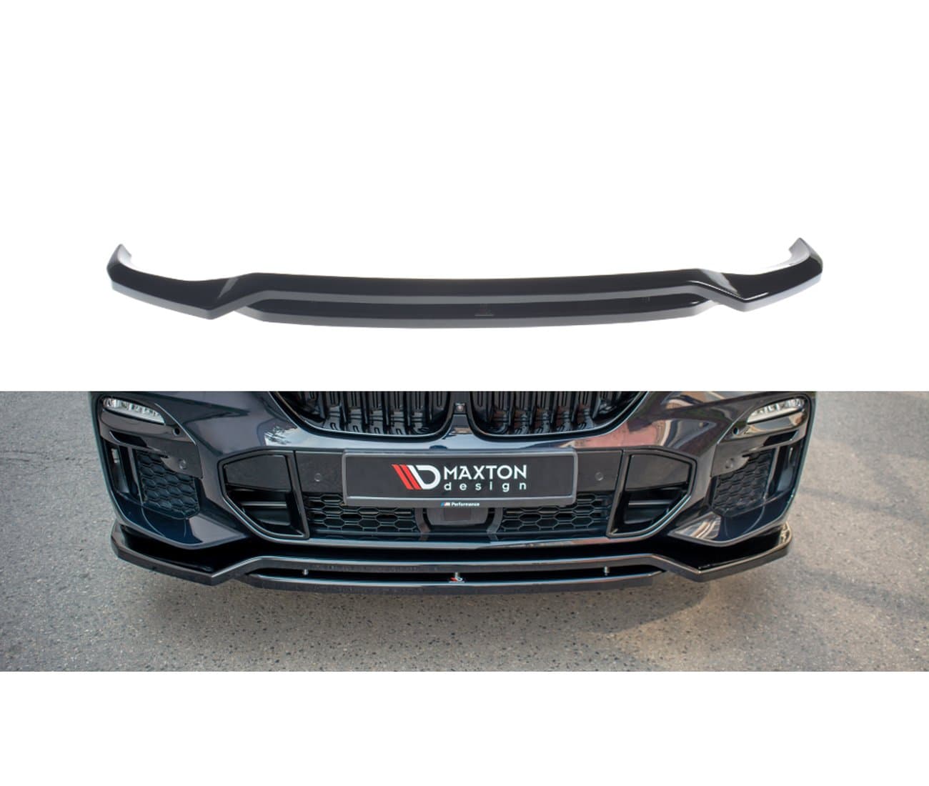 BMW X5 - MAXTON DESIGN FRONTSPOILER LIPPE V.1 (DTC)
