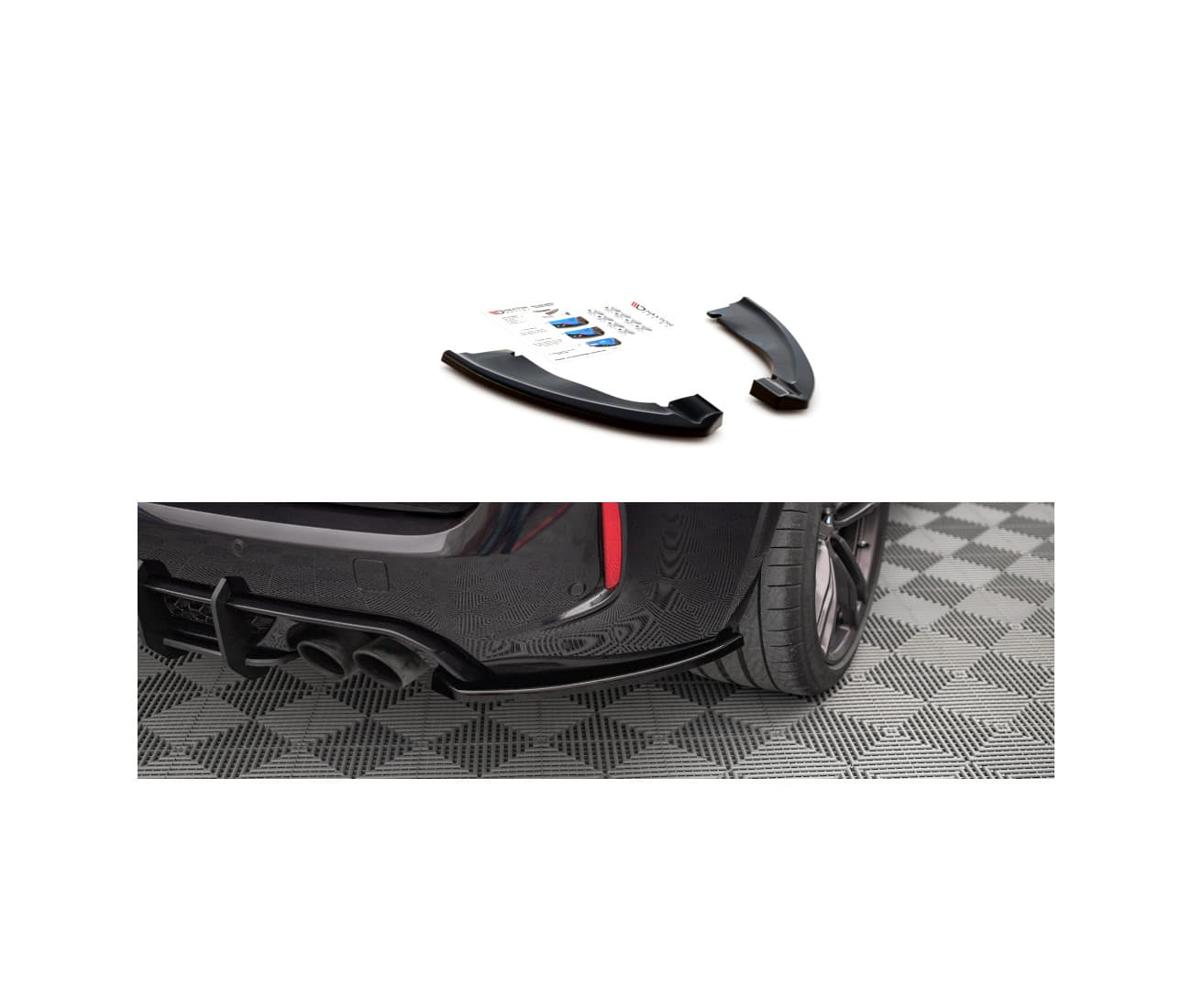 BMW X5M - MAXTON DESIGN HECK ANSATZ FLAPS DIFFUSOR