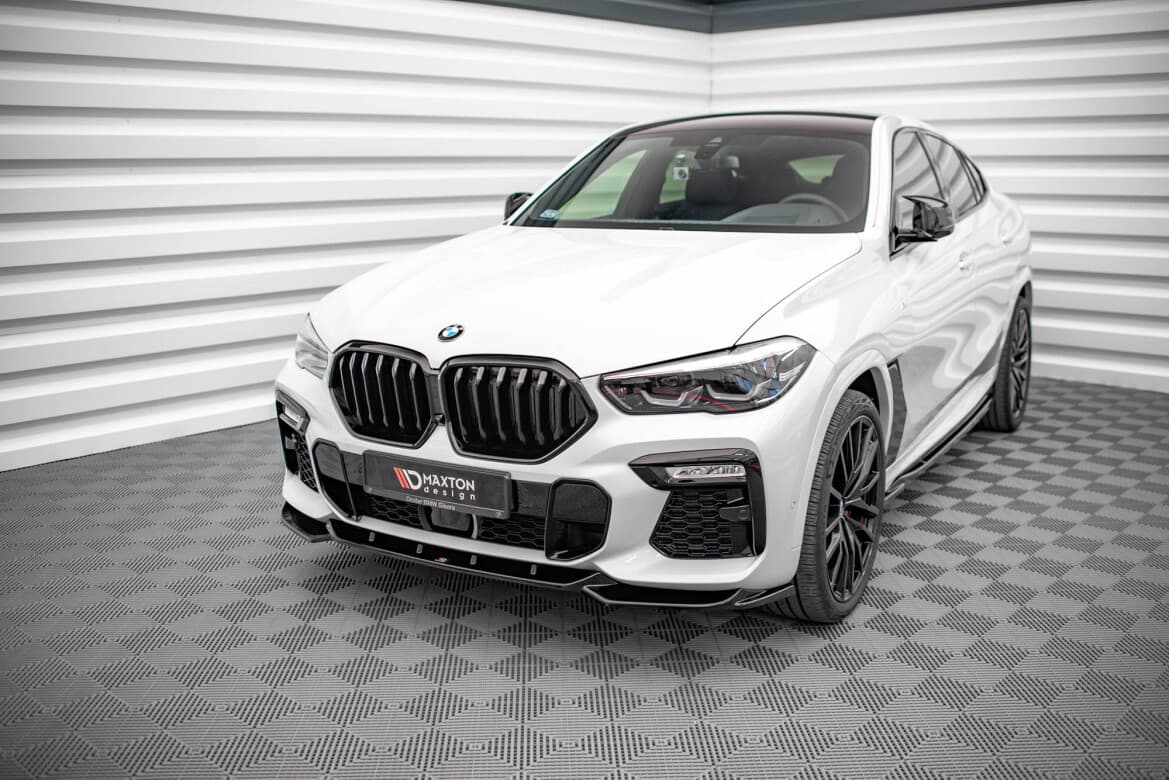 BMW X6 - MAXTON DESIGN FRONT ANSATZ SPOILER LIPPE V.1 (DTC) – Bild 2