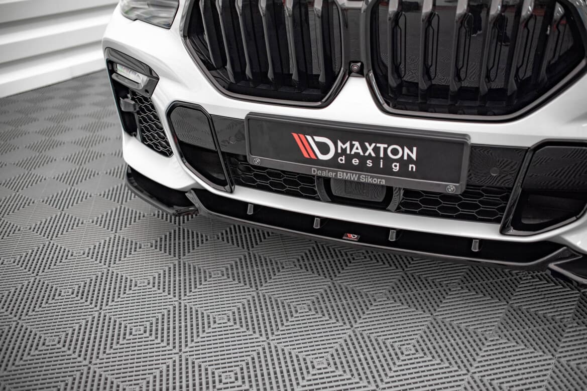 BMW X6 - MAXTON DESIGN FRONT ANSATZ SPOILER LIPPE V.1 (DTC) – Bild 3